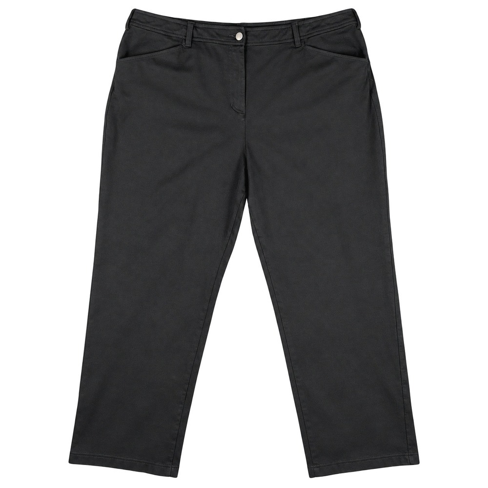 Eileen Fisher Women's 3X Black Heavyweight Rayon Knit Straight Leg Pull On Pants